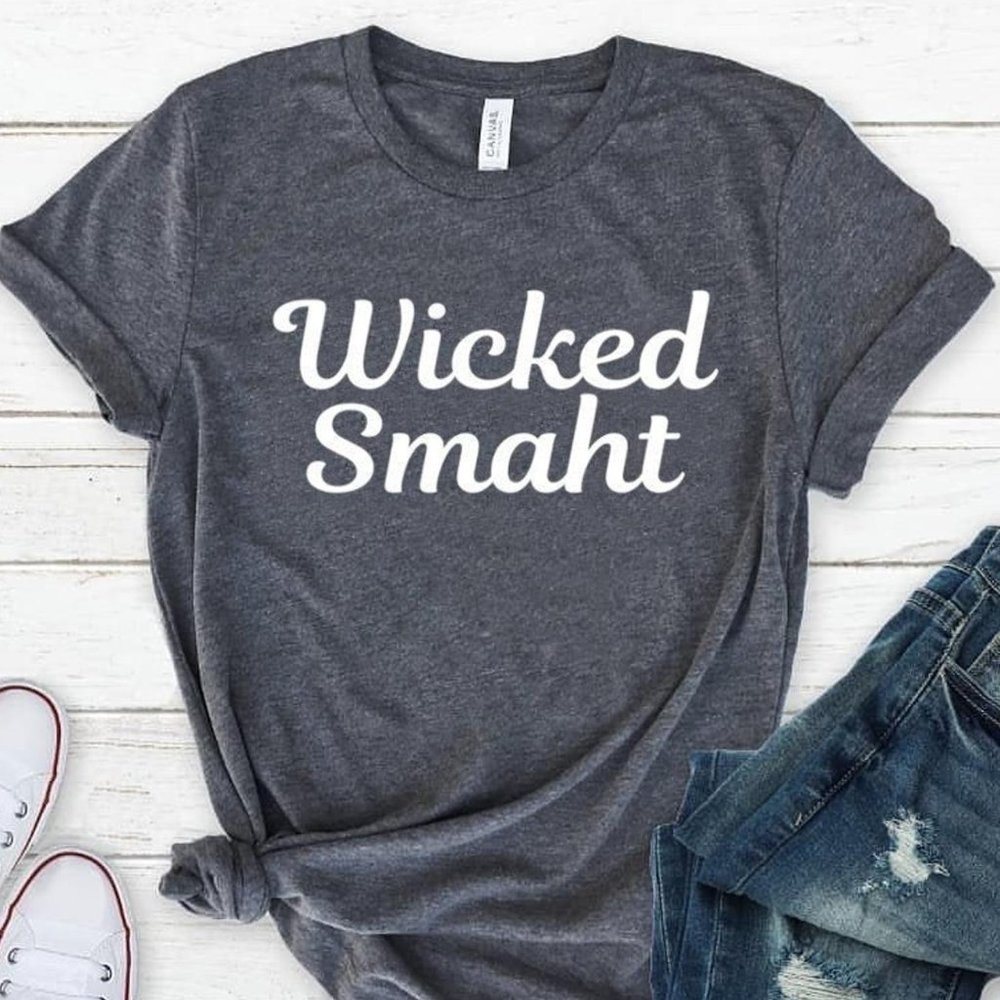 Wicked Smaht - Dark Grey Htr T-shirt, Graphic Tee
